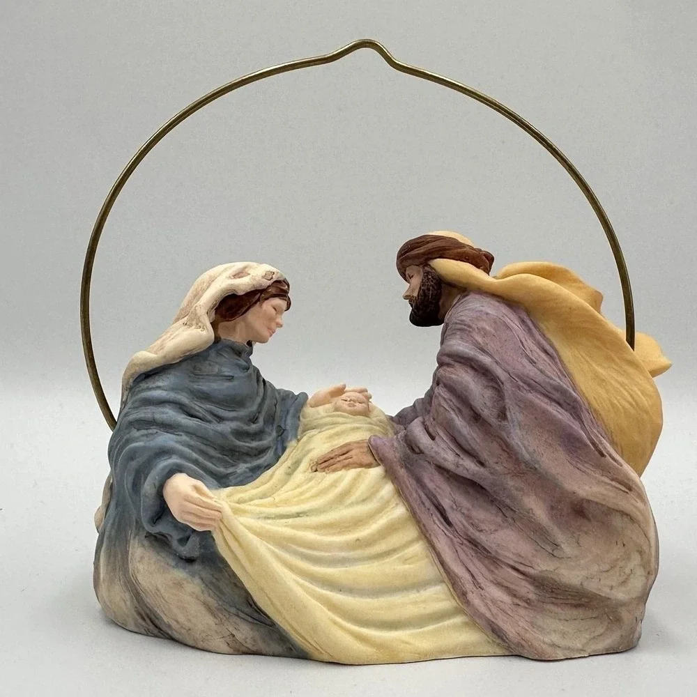 Vintage Hallmark 1996‎ Christmas Joy Nativity Keepsake Ornament Duane Unruh